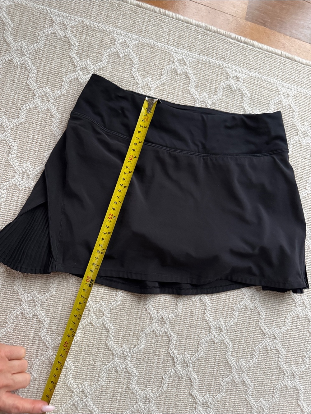 lululemon athletica Black Athletic Skort